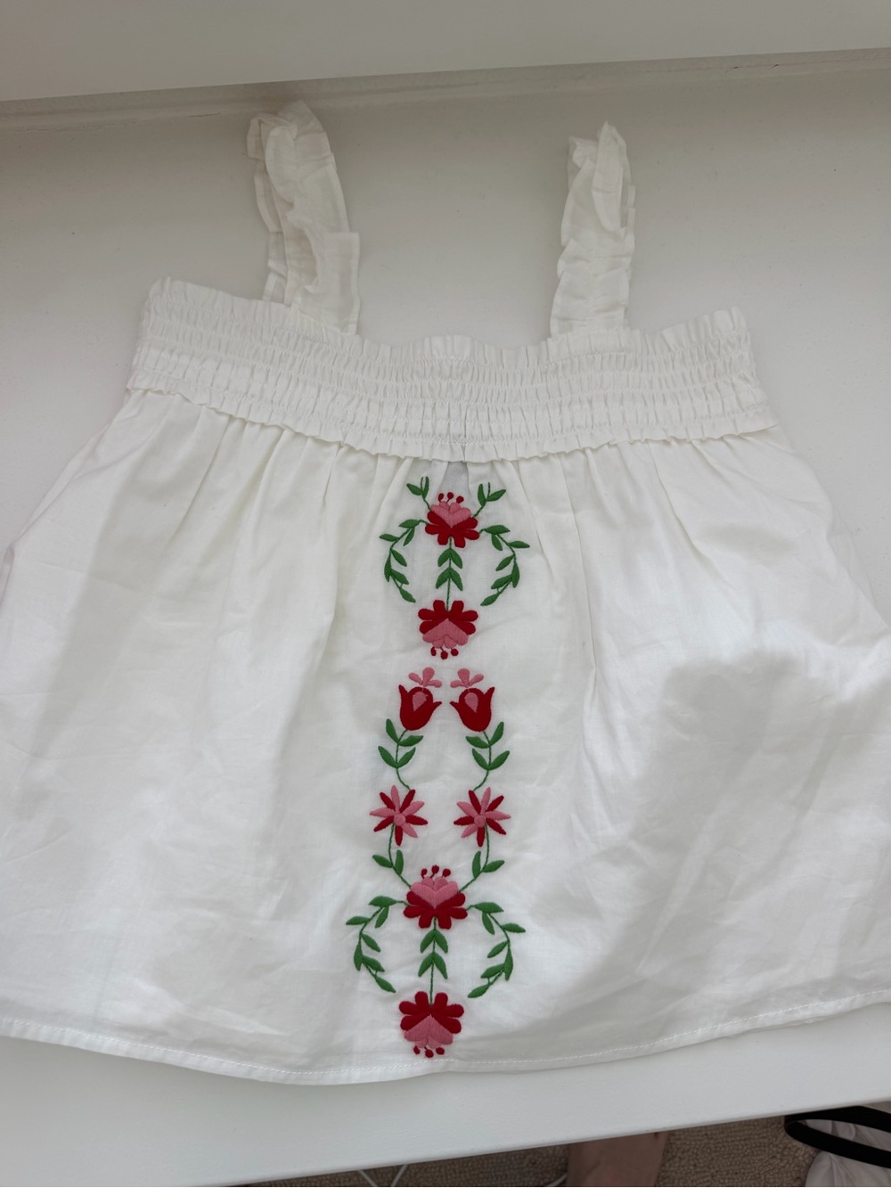 NWT Janie & Jack Embroidered Tank Size 6